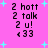Pixelated text and symbols on a pink background with cyan stars, arranged in four identical quadrants.