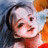 A 48x48 pixel buddy icon featuring a stylized anime character with light hair and red clothing on the left, paired with "Anime IM" text in white pixelated font on a black background to the right.