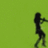 Green background with pixelated figure dancing and text reading "No one cares how you DANCE just as long as you do!" in black block letters.