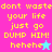 Pixelated text on a split background with two star icons, one blue and one pink, in a