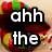 Pixelated lips with rainbow colors and candy props, text overlay reading "ahh the joy of LIPS" in bold white letters.