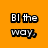 Pixelated text on an orange background with a gray rectangle in the bottom right corner.