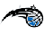 Pixelated icon of a basketball player in mid-dribble, black and white uniform with blue accents on the ball.