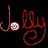 Red neon-style text 'Jolly' with a circular snowflake icon on black background, blue snowflakes on light blue background, and a snowman with purple scarf and lights on blue background.