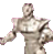 Pixelated figure with muscular build, light skin tone, and dark facial hair against gray background.