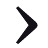 Black right-pointing chevron with white outline on solid gray background, rendered in pixelated style with visible dithering.