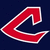 Red arrow-shaped icon with white outline on dark blue background, curved path with sharp turn, pixelated rendering.