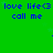 Green background with blue text repeating 'love life<3 call me' in four , each containing four identical text blocks with small white stars scattered around