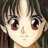 Pixelated anime-style character face with brown hair and large brown eyes, next to black background with white text "Anime IM" and "com".