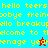 Pixelated text and small character icons on a split background with cyan, red, and gray sections.