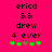 Pixelated text and symbols on a bright pink background with green and brown plus signs, showing animation changes in the third symbol.