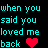 Pixelated text and symbols on a black background with blue water-like base, showing variations in color, underlining, and heart icons across repeated phrases.