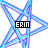 A pixelated star-shaped icon with overlapping lines in cyan and purple hues, featuring the text 'ERIN' on a black rectangle at its center.