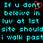 Pixelated cyan text on black background with red heart symbol replacing 'don't' in repeated phrase, showing animation change between frames.