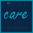 Animated sequence of pixelated text 'WHY DO I care SO MUCH?' in cyan on dark blue background, with varying character visibility across frames.