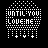 Pixelated displays 'UNTIL YOU LOUSE' text with purple and white color variations