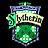 Pixelated shield-shaped icon with green and yellow sections, displaying 'Hogwarts' text on a banner above a crest-like design.