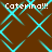Brown background with cyan diamond pattern and repeated 'Catering!!!' text in white pixelated font