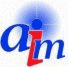 Animated sequence of blue and red stylized text with a glowing effect, cycling through various letter arrangements against white background.