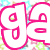 Pixelated pink outline of a cartoon character with large eyes and a heart-shaped nose on a white background with colorful pixelated accents.