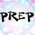 A contact sheet of five animated frames showing a pixelated text-based icon with 'PRETTY AND PROUD' repeated in various styles over a pastel background.