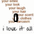 A pixelated image with text elements including 'i', 'love brian', and '5000000 much!' over a blurred background.