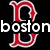 Four- with Boston Red Sox branding and a pixelated image of a person in pink clothing