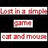 Animated contact sheet showing three frames of a pixelated red-and-white icon with text and heart symbols.