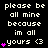 Pixelated text and symbols on a black background with animated pink heart additions