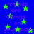 Blue background with green stars and purple text reading 'friends are always on your side' repeated across the image.