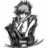 Pixelated grayscale image of a character with a hat and scarf holding a sword, next to text reading 'U Will Always Be Loved!' on a black background.