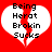 Red background with two white heart shapes, each containing black text and a red vertical crack.