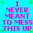 Bright cyan background with pink pixelated text reading "I NEVER MEANT TO MESS THIS UP" and scattered green plus signs.