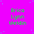 A static image with a bright pink background, scattered light blue dots, and repeated green text reading "Erica Lynn Weldin" in a pattern