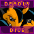 Pixelated orange character with black hair and blue highlights, wearing headphones, in a of showing text changes