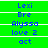 Static image with bright green background displaying three of blue text names and terms separated by white horizontal lines