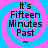Four identical display text over a swirling pink and blue background with small 'tv' text below