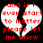 A static image of a broken heart with red text inside each half against a black background.