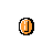 Four pixelated orange and white shapes on gray background: circular with vertical bar, oval with horizontal bar, vertical striped rectangle, and oval with pattern