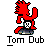 Pixelated red and brown creature with skull on base, displaying multiple color variations across frames.