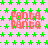 A static image with a pink background covered in green stars, featuring repeated red text "Panta Panta" arranged in and
