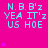 Pixelated text and heart symbols on a bright pink background with a gray rectangle in the bottom right corner.