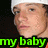 A four- shows a person wearing a white headband and orange shirt with green text reading 'my baby is so' in top and 'sexy!!' in bottom