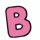 Pink block letters spelling B U L L E T in two with a partial white cat face on the right side