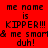 Four display identical pixelated text on different background colors: red, light red, white, and pink