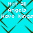 Pixelated text "Not All Angels Have Wings" repeated on a cyan background with black geometric lines, displayed in a pattern