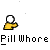 Pixel art animation of two figures in yellow and white clothing performing various gestures against a gray background, with repeated text below each frame.