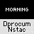 Animated pixel art sequence showing a character's daily routine across morning, afternoon, and night segments with changing environments and actions.