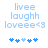 Pixelated blue text and star icons on white background, with two variations showing different star arrangements.
