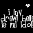 Black background with white pixelated text repeating 'i luv draw ball mi id' in two , accompanied by a heart and starburst symbols